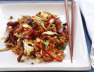 5-Vegetable Fried Rice with 5-Spice Pork