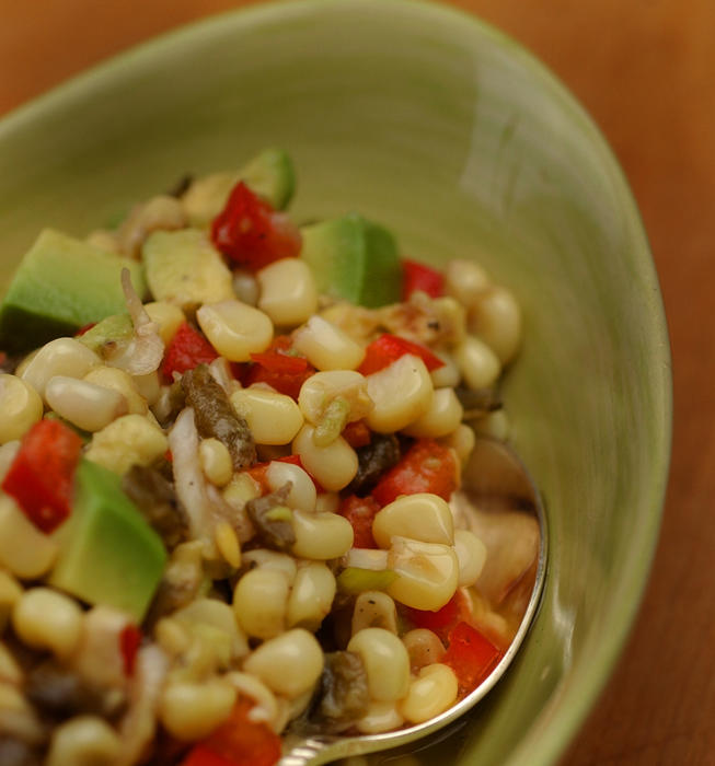 Avocado corn relish