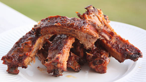 Barbecued Baby Back Ribs