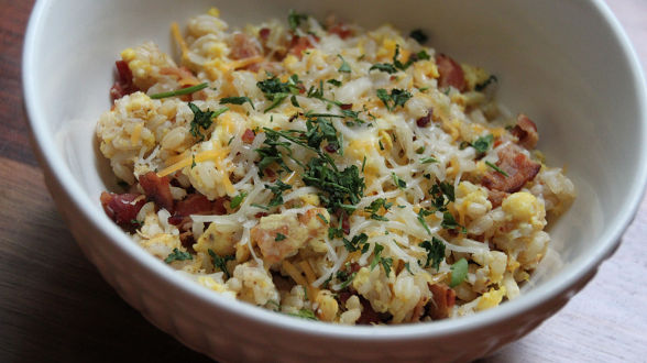 Beggin’ Egg and Cheese Fried Rice