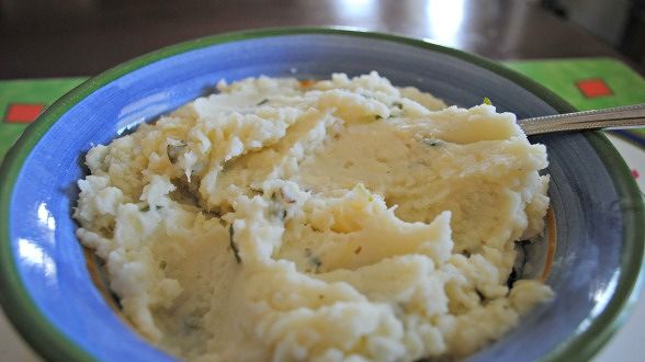Blue Cheese Ranch Mashed Potatoes