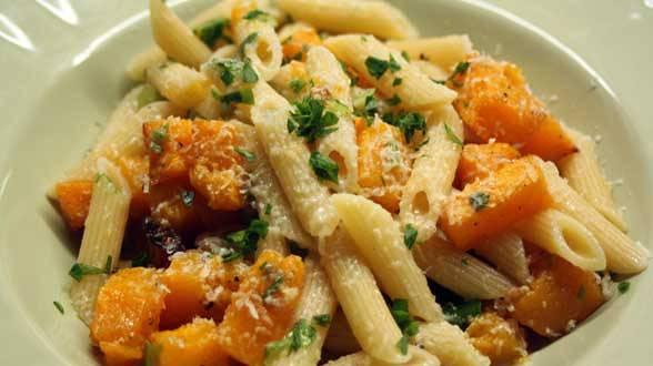 Butternut Squash and Parsley Penne