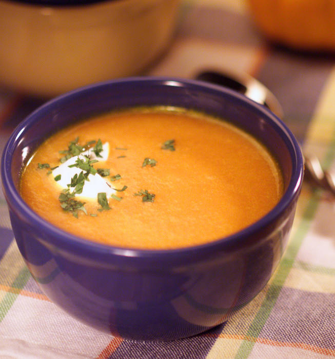 Chez Mimi carrot soup