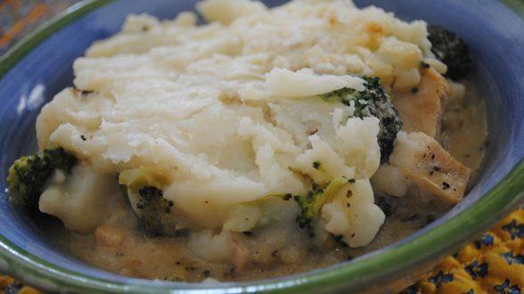 Chicken and Broccolini Shepherd’s Pie