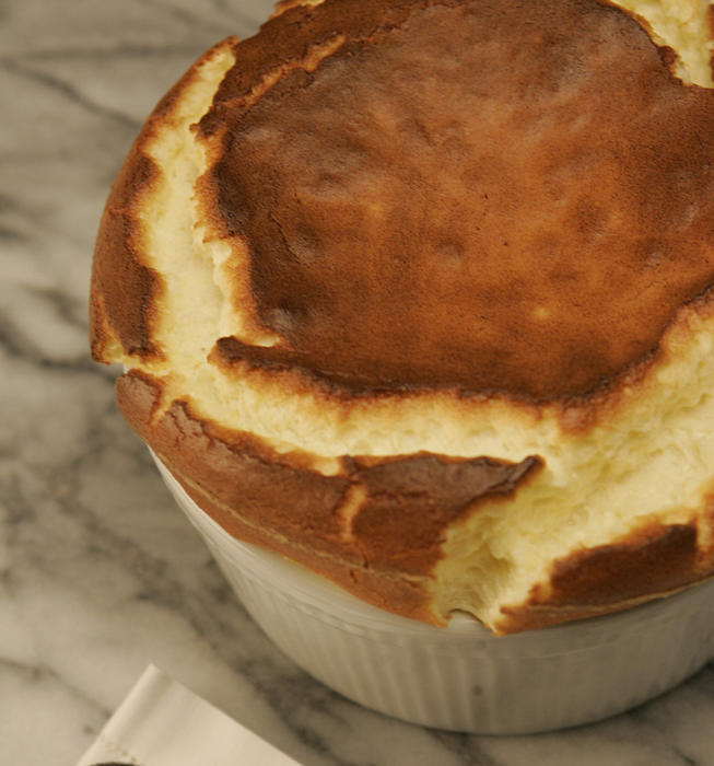 Classic cheese souffle