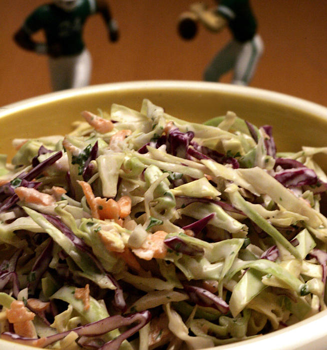 Coleslaw with buttermilk dressing