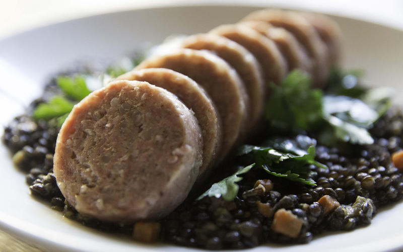Cotechino with lentils