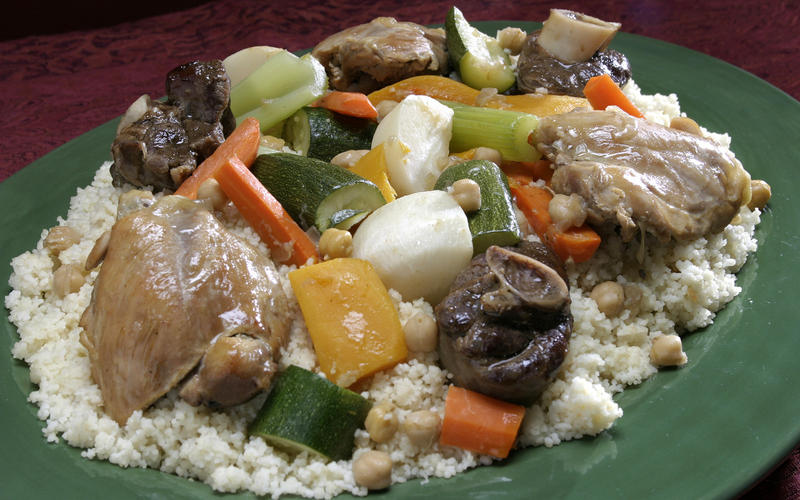 Couscous with seven vegetables