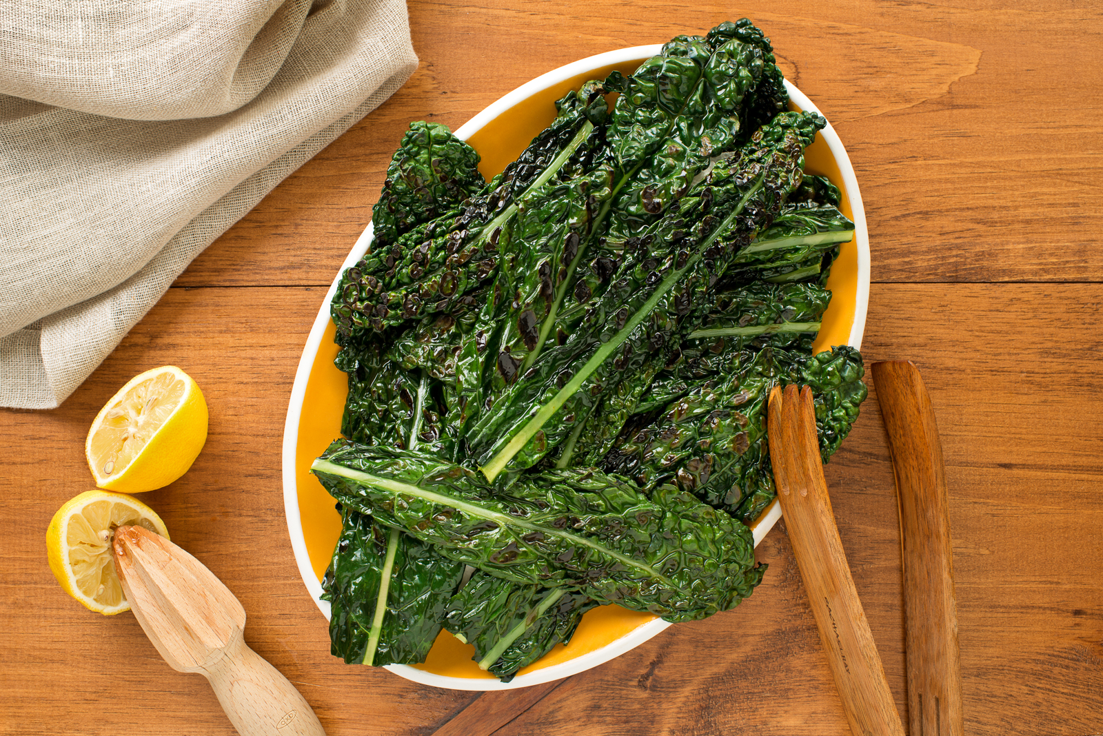 Crispy Tuscan Kale on the Grill