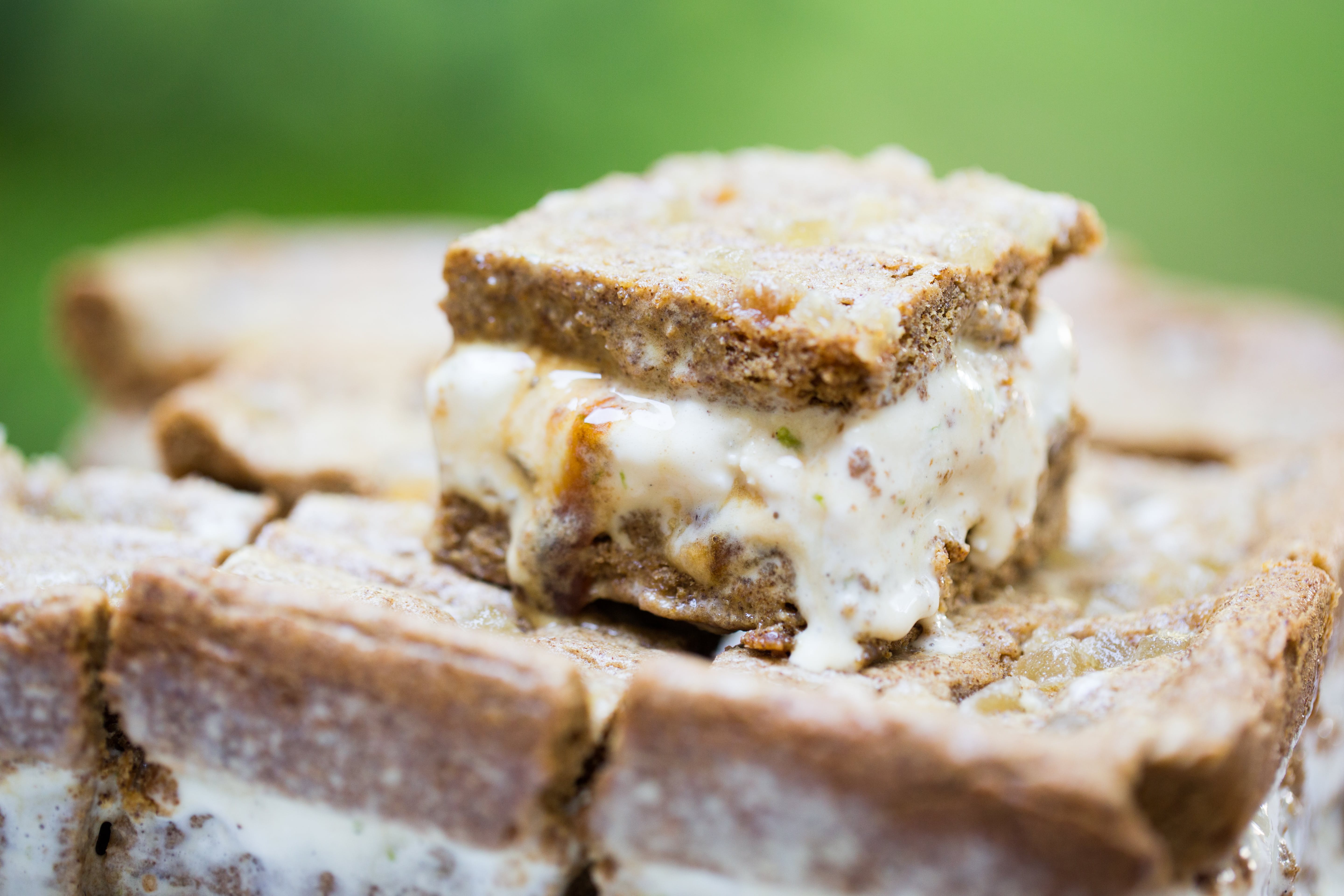 Dark & Stormy Ice Cream Sandwiches