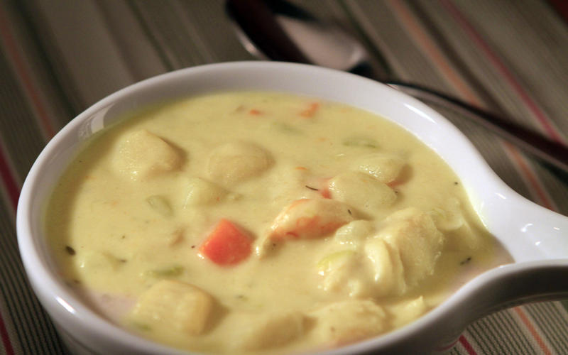 Durty Nelly's seafood chowder