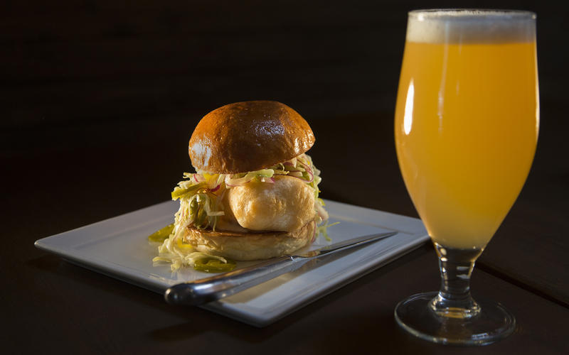 Eagle Rock Public House's fried cod sandwich