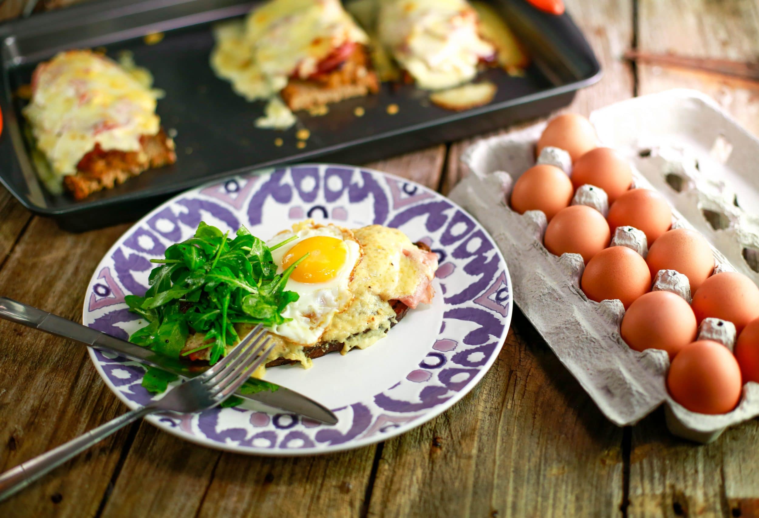 French Onion Croque Madame
