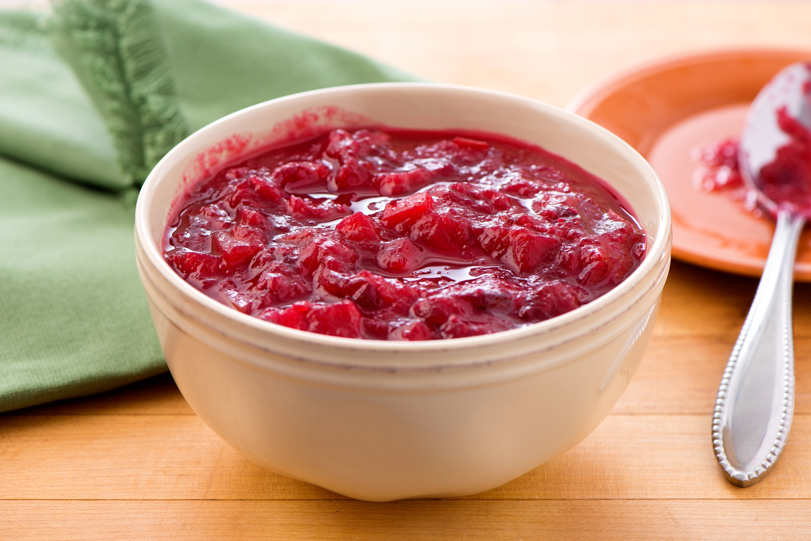 Ginger Apple Cranberry Sauce