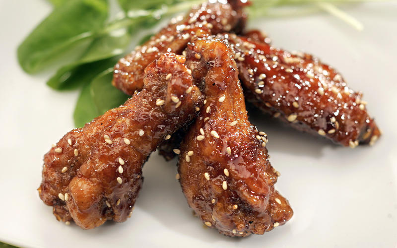Ginger soy chicken wings
