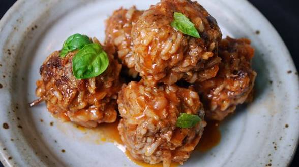 Herbalicious Rice Meatballs (Gluten and Lactose Free)