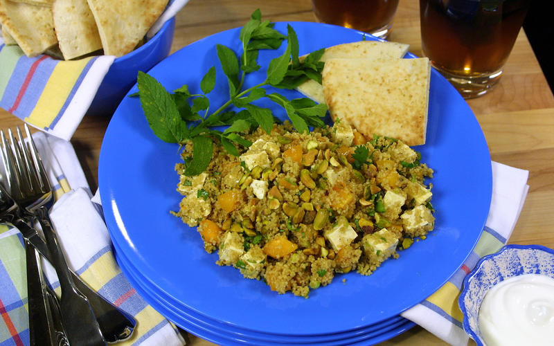 Herbed Couscous Salad With Apricots