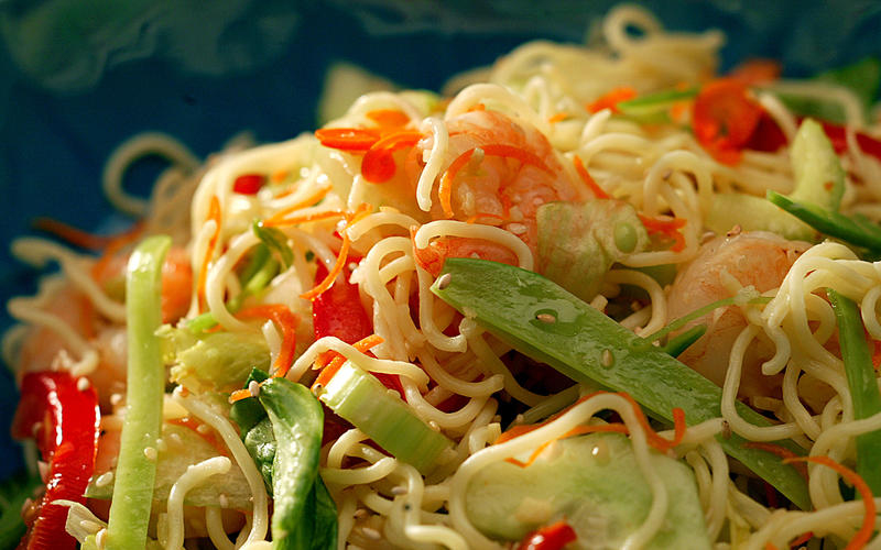Japanese Shrimp and Noodle Salad