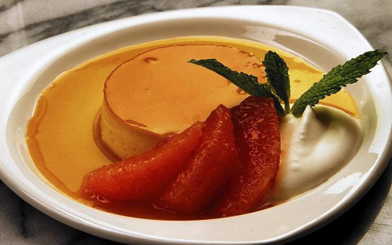Jose Andres' flan from Jaleo in Vegas
