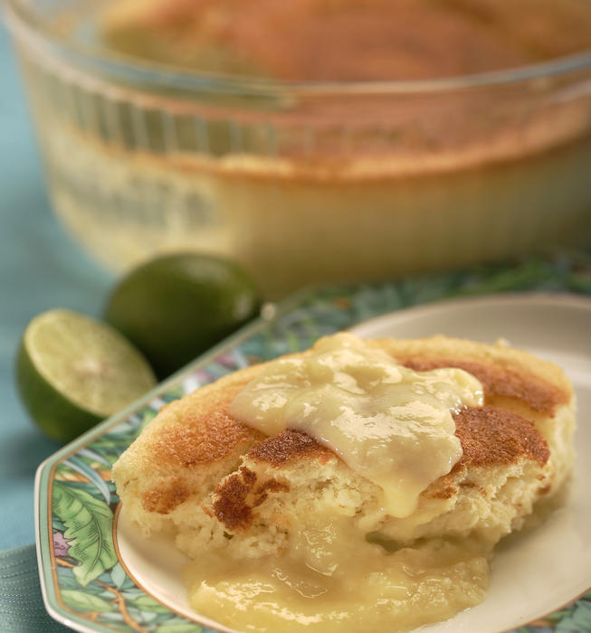 Key lime pudding cake