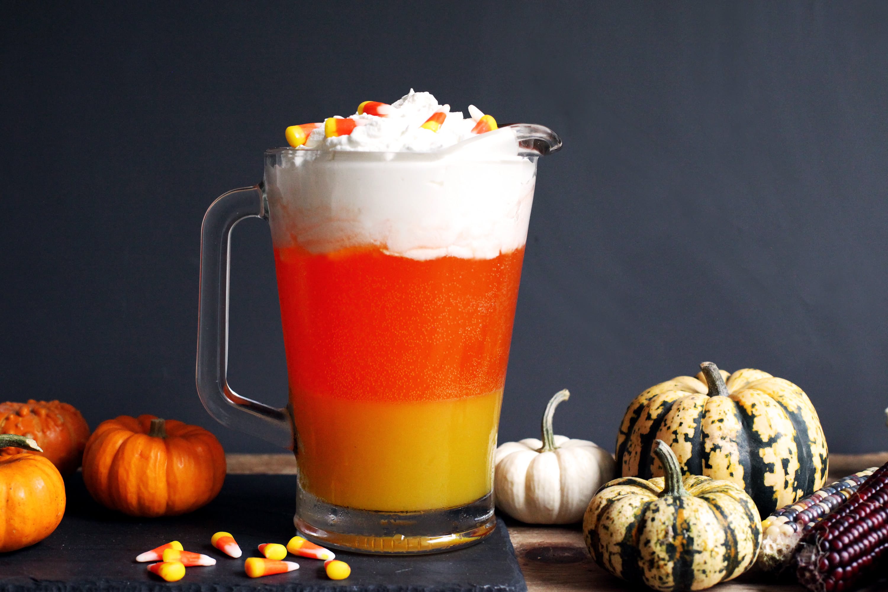 Layered Candy Corn Punch