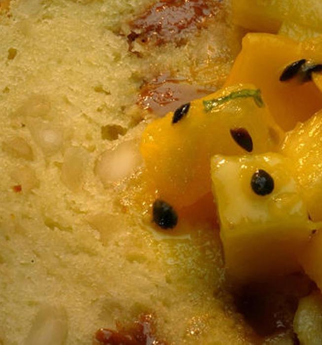 Macadamia-guava tea bread