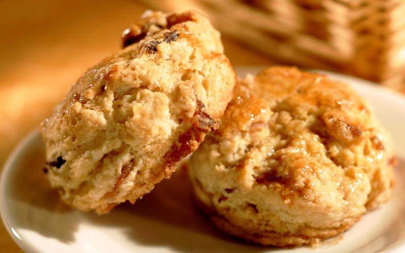 Maple bacon biscuits