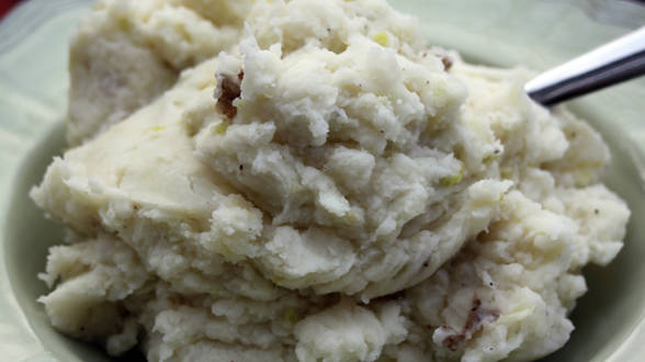 Mashed Potatoes and Leeks