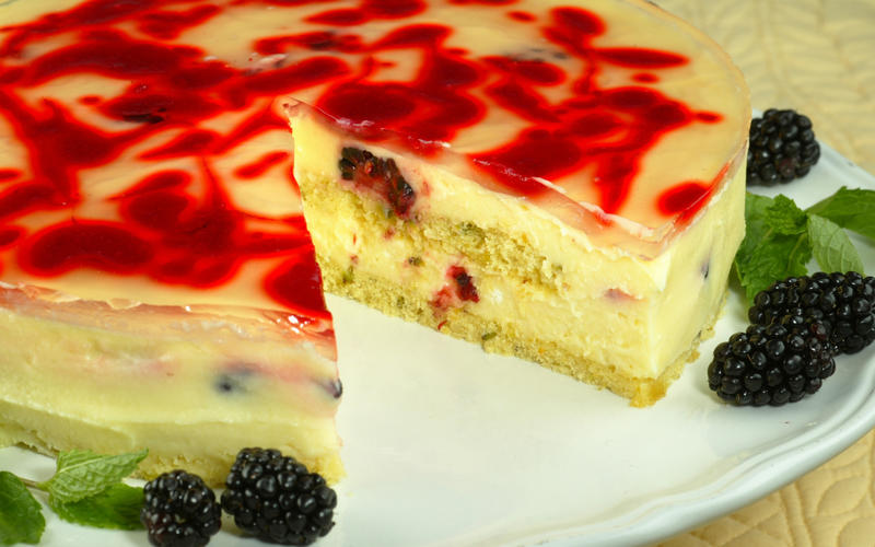 Meyer lemon trifle cake