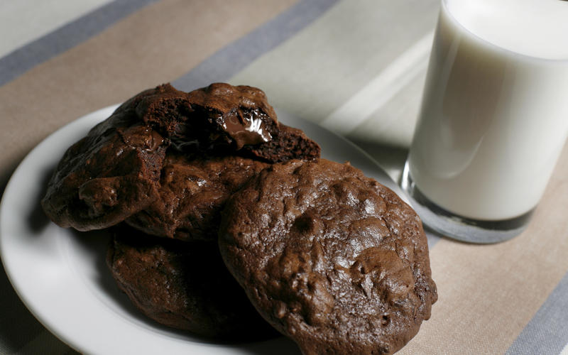 Milk's ooey-gooey double-chocolate cookies
