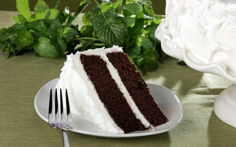 Mint chocolate cake