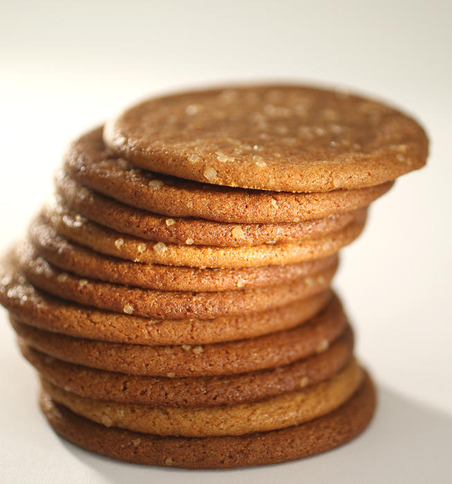 Molasses cookie ice cream sandwiches