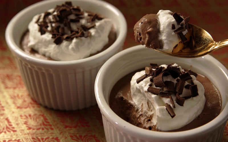 Mom's Cuisinart chocolate mousse