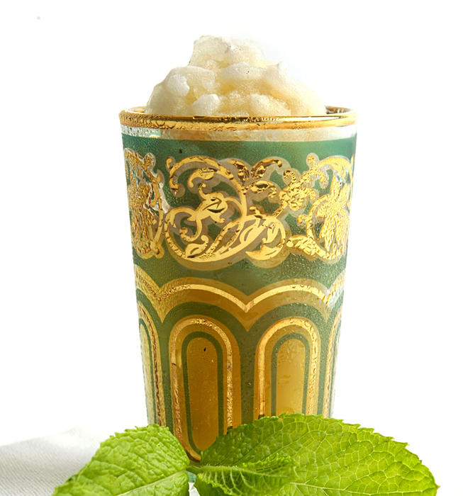 Moroccan tea ice