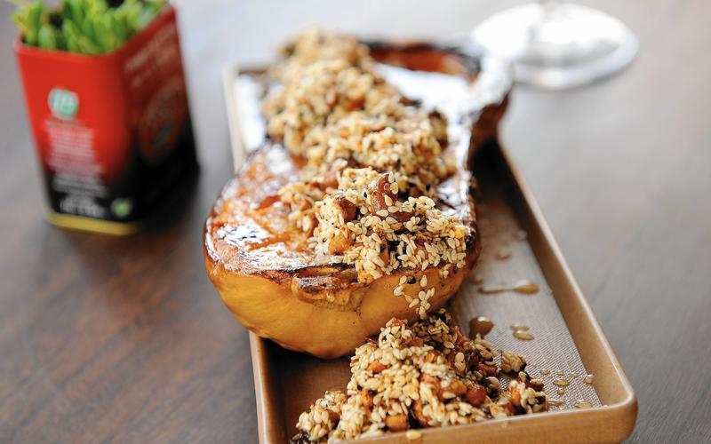 Moruno's roasted butternut squash with dukkah