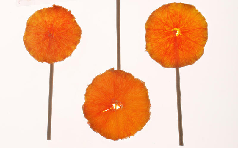 Negroni orange popsicles