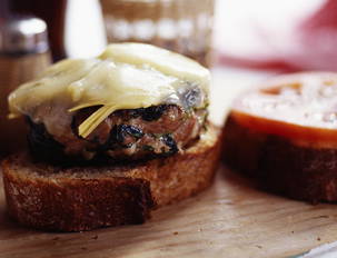No-Joke Spinach-Artichoke Burgers