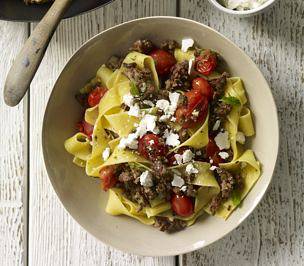 Pasta with Lamb-and-Cherry-Tomato Ragu
