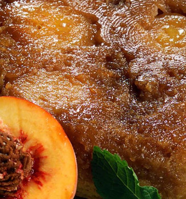 Peach Upside-Down Cake