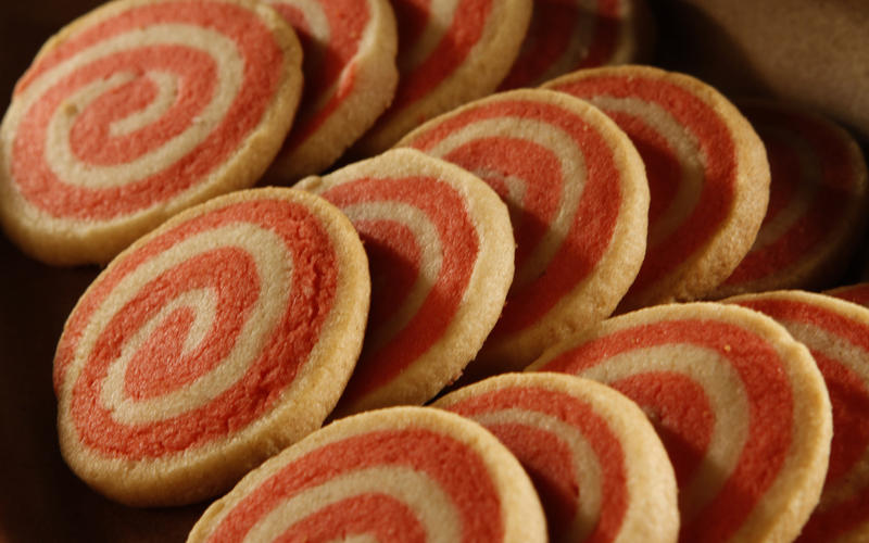 Peppermint pinwheels