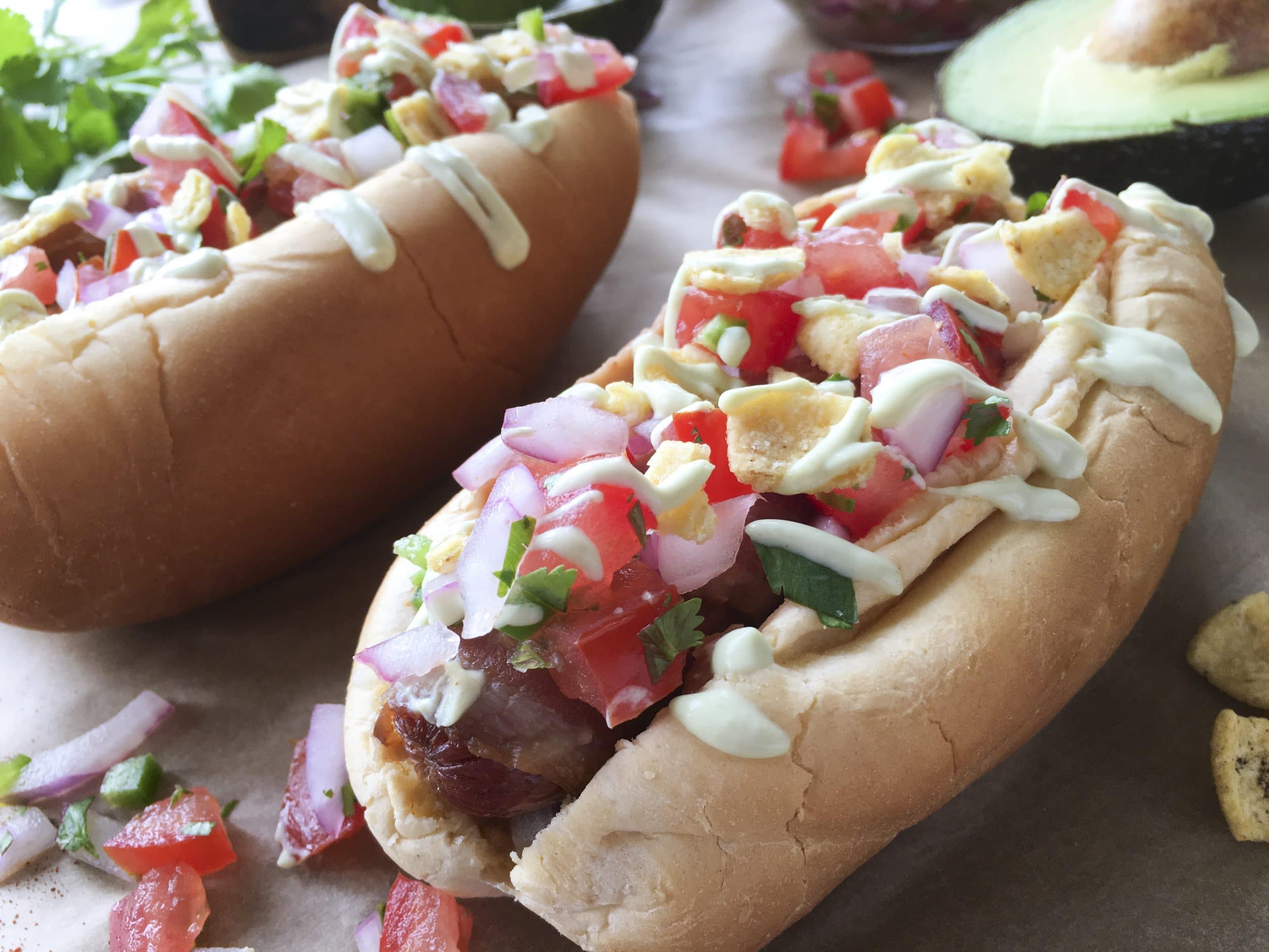 Pilsen-Style Mexican Hot Dogs