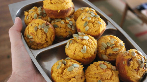 Pumpkin Corn Muffins
