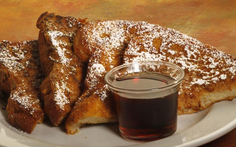 Pumpkin-spiced French toast