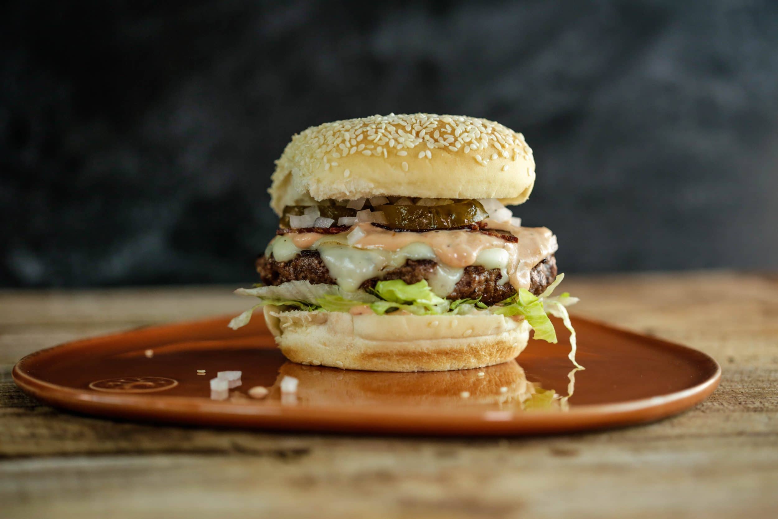 Rach’s Daym Drops Single Patty Burger