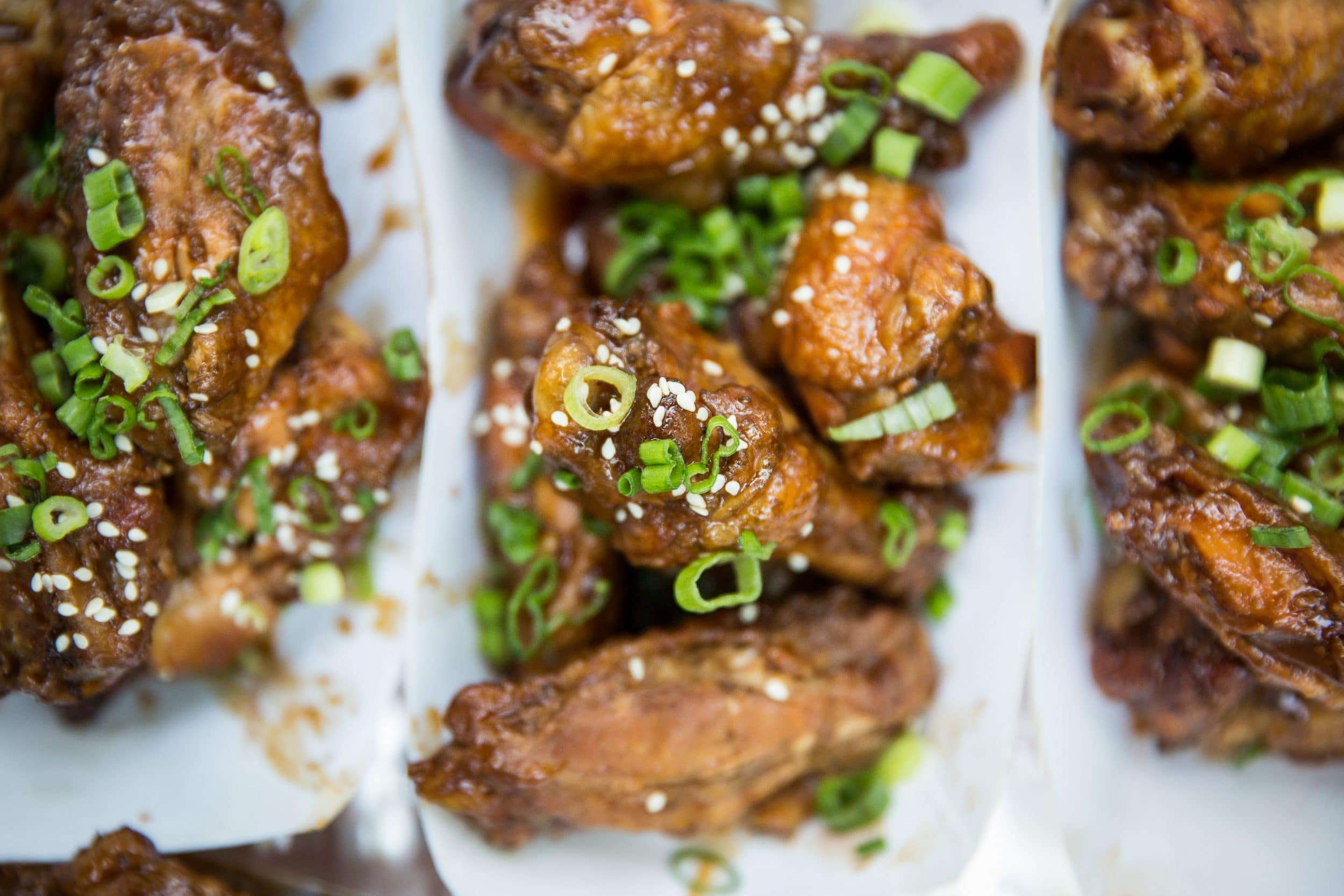 Rach’s Smoked Chicken Wings with Hot Plum Sauce