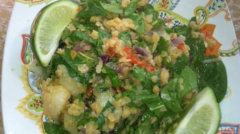 Red Lentil Salad