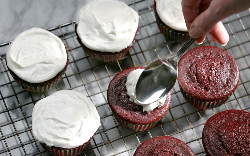 Red velvet insanity cupcakes