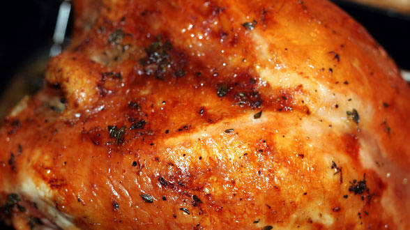 Roast Turkey Breast with Herb Butter