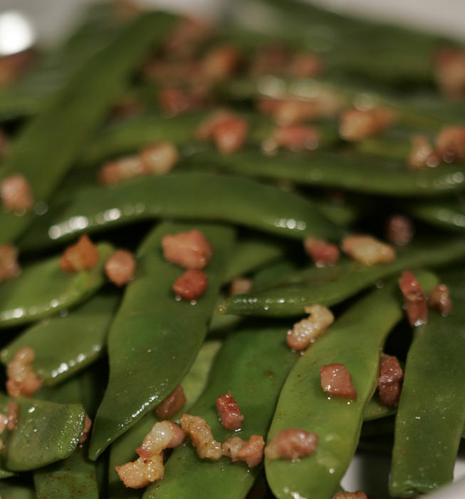 Sauteed green beans, Caceres style