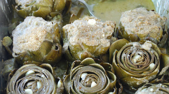 Scuderi Family Tradition Recipe: Christmas Star-Stuffed Artichokes
